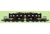 【中古】鉄道線路ひな形 1/150 EF56-10 後期型 ぶどう色1号 浜松行政官庁区 [A1402]