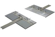【中古】鉄道線路ひな型 1/150 TV4 ユニトラム鉄道線路乗入れ鉄道線路書き割り [40-814]