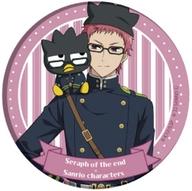 【中古】バッジ・ピンズ 05.君月士方×バッドばつ丸 「終わりのセラフ×サンリオキャラクターズ 缶バッジ 02.描き下ろしイラスト」画像