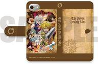 【中古】携帯ジャケット・カバー デザインA 手帳型スマホケース(iPhoneX/XS) 「七つの大罪 神々の逆鱗」画像