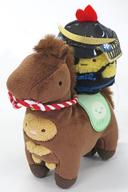 【中古】ぬいぐるみ えびふらいのしっぽ(武将風)&とんかつ(馬) てのりぬいぐるみセット すみっコぐらしコレクション 仙台スーベニアテーマ 「すみっコぐらし」 仙台店限定