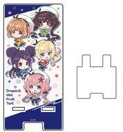 【中古】スマホ・モバイルスタンド(アクリル) 01.集合デザイン(ミニキャラ) スマキャラスタンド 「おちこぼれフルーツタルト」画像