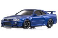 【中古】ラジコン ASC MA-010 GT-R R34 ニュル メタリックブルー MZP401MB