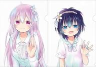 【中古】クリアファイル 松坂さとう＆神戸しお A4クリアファイル2枚セット 「ハッピーシュガーライフ」画像
