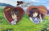 【中古】バッジ・ビンズ カルディア＆ルパン ハート缶バッジセット 「Code：Realize 〜創世の姫君〜 キャラポップストア」画像