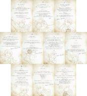 【中古】キャラカード 全10種セット オズの手紙 イラストカード 「PandoraHearts-パンドラハーツ- 15th Anniversary ミュージアム 15thアニバーサリー」 対象商品購入特典画像