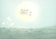 【中古】ポストカード 1.山田家(傘で空を飛ぶ) Art of Ghibli(ポストカード) 「ホーホケキョ となりの山田くん」画像
