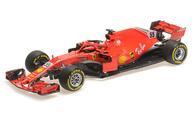 【中古】ミニカー 1/18 フェラーリ SF71H カルロス・サインツJr. フィオラノ 1月テスト 2021 [PBBR211895]