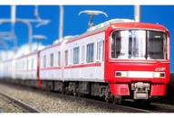 【中古】鉄道線路ひな型 1/150 名鉄 1700系 新ペンキ塗り +3100系 1次車・新ペンキ塗り 8両取り合わせ書き割り 動力付き添い人 [30910]