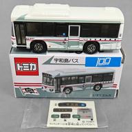 中古】トミカ 1/136 いすゞ エルガ 宇和島バス(ホワイト×グレー×レッド