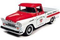 【中古】ミニカー 1/24 1958 シェビー アパッチ フリートサイド ピックアップ ”Texaco”(レッド×ホワイト) [AWCP8025]