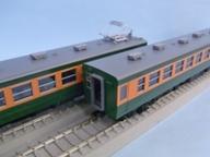 【中古】鉄道線路ひな型 HOゲージ 1/80 159系 モハ158＋モハ159 湘南色 [1-159-04]