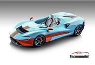 【中古】ミニカー 1/18 マクラーレン エルバ オレンジ色青碧 ～版 2020 [T18-EX09A]