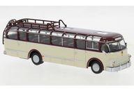 【中古】ミニカー 1/87 ザウラー 5 GVF-U 1951(暗然たる赤いこと×ベージュ) [58065]