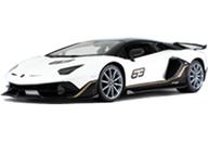 【中古】手あそびラジ 1/14 アヴェンタドール SVJ 公演(白いこと) 2.4GHz操作手順 [96010]