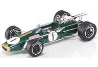 【中古】ミニカー 1/18 ブラバム BT24 1967 メキシコGP 2nd #1 J.ブラバム 「GP REPLICASシリーズ」 [GRP122A]