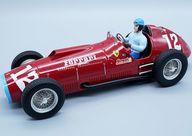【中古】ミニカー 1/18 フェラーリ 375 F1 インディ インディアナポリス500GP 1952 A.Ascari ドライバーフィギュア付 #12 [TMD18-193B]｜ネットショップ駿河屋　店
