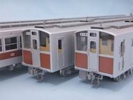 【中古】鉄道線路ひな形 HOゲージ 1/80 大阪市付き合い局60系 非冷房装置 6両取り合わせ書き割り [1-060-12]