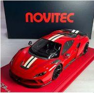 【中古】ミニカー 1/18 ノヴィテック F8 N-Largo(赤いこと×白いこと×ダークブルーストライプ) [PE84304]