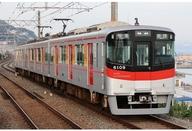 【中古】鉄道線路ひな型 1/150 山陽電鉄6000系 4両仕掛ける [6037]