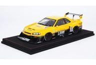 【中古】ミニカー 1/18 Nissan 地上地平 ”LBWK” ER34 百貨店影ぼうし(黄色) [IN18R-ER34-YL]