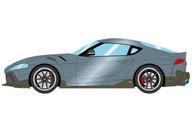 【中古】ミニカー 1/43 TOM’S GR Supra Tourer 2022(マットストームグレー) [EM663B]