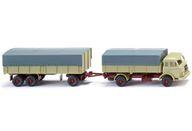 【中古】ミニカー 1/87 ヘン外殻 フラットベッドロードトレイン [041702]