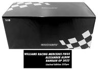 【中古】ミニカー 1/18 ウィリアムズ 一ころ FW44 アレクサンダー・アルボン バーレーンGP 2022 [117220123]