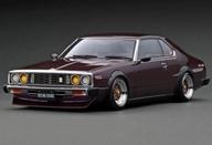 【中古】ミニカー 1/18 Nissan Skyline 2000 GT-ES C210(パープル) [IG3232]