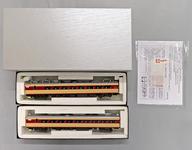 【中古】鉄道線路ひな形 HOゲージ 1/80 国鉄489系 国鉄急行列車色 真っただなか2両書き割り(モハ488M+モハ489) [ES5371]