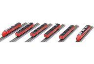【新品】鉄道線路ひな型 Zゲージ 1/220 485系急行列車形路面電車 赤いこと急行列車「にちりん」手合い6両仕掛ける [T030-3]