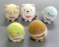 【中古】ぬいぐるみ すみっコぐらしオリジナルてのりぬいぐるみ すみっコぐらしコレクション(5体セット) 「すみっコぐらし」 キャンペーン当選品