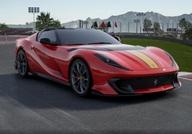 【中古】ミニカー 1/18 Ferrari 812 Competizione A Red Corsa 322 Diamond Matt Grey Corsa Wheels 容れもの無 [P18209C]