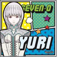 【中古】バッジ・ピンズ(キャラクター) ユリ・フジシロ スクエア缶バッジ 「DOUBLE DECKER! ダグ＆キリル」画像