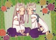 【中古】アニメ系トレカ/おとめ妖怪ざくろ トレーディングカード 65：百緑＆橙橙画像