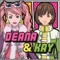 【中古】バッジ・ピンズ(キャラクター) ディーナ＆ケイ スクエア缶バッジ 「DOUBLE DECKER! ダグ＆キリル」画像
