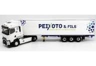 【中古】ミニカー 1/43 ルノー T520 HIGH 冷蔵セミトレーラー PEIXOTO ET FILS [116741]