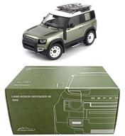 【中古】ミニカー 1/18 Land Rover Defender 90 with Roof Pack - 2020(パンゲアグリーン) [810704]