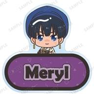 【中古】バッジ・ピンズ メリル・ストライフ 「TRIGUN STAMPEDE トレーディング ちょこんと! アクリルネームプレート」画像
