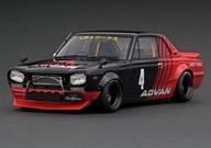 【中古】ミニカー 1/18 LB-WORKS Hakosuka 2Door(黒いこと×赤いこと) [IG2646]