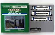 【中古】鉄道線路ひな形 1/150 名鉄飛行場急行列車 ミュースカイ 基本原理3両取り合わせ書き割り [4026]