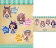 【中古】クリアファイル 集合/グリーン A5クリアファイル＆ステッカーセット 「WEBくじ 大室家 dear sisters 『Ohmuro Family Diner』」 E賞画像
