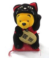 【中古】ぬいぐるみ くまのプーさん(招き猫) ぬいぐるみ 「ディズニー」 ディズニーストア限定|ネットショップ駿河屋 店