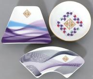 【中古】皿・茶碗 和楽器バンド 弥左ヱ門窯 有田焼の豆皿3点セット 「和楽器バンド 大新年会 2020 両国国技館 2days～天球の架け橋～」