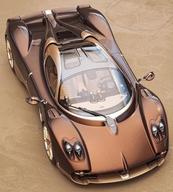 【中古】ミニカー 1/18 Pagani Utopia(ブロンズ) 容れもの無 [P18223D]