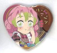 【中古】バッジ・ピンズ 甘露寺蜜璃 「鬼滅の刃×ufotable Cafe×マチ★アソビCAFE バレンタインイベント2023 ランダムハート型缶バッジ」