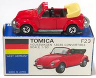 【中古】トミカ 1/60 フォルクスワーゲン 1303S コンバーチブル(レッド/青箱/日本製) 「トミカ 外国車シリーズ F23」