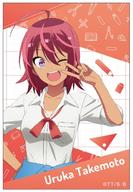 【中古】バッジ・ピンズ(キャラクター) 武元うるか スクエアカンバッジ 「ぼくたちは勉強ができない」画像