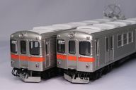 【中古】鉄道線路ひな形 HOゲージ 1/80 弘南鉄道線路デハ6000形 6005+6006 赤帯 2両取り合わせ書き割り KTM直営店・駿河屋押さえる品 [1-600-58]