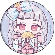 【中古】バッジ・ビンズ みちる 「アイドルランドプリパラ 缶バッジ 19.ひな祭りver. ミニキャライラスト」画像